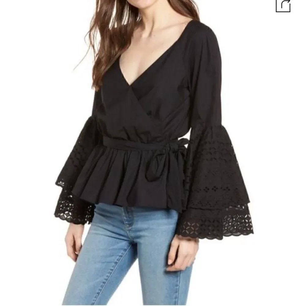 Rebecca Minkoff Melly Top In Black
